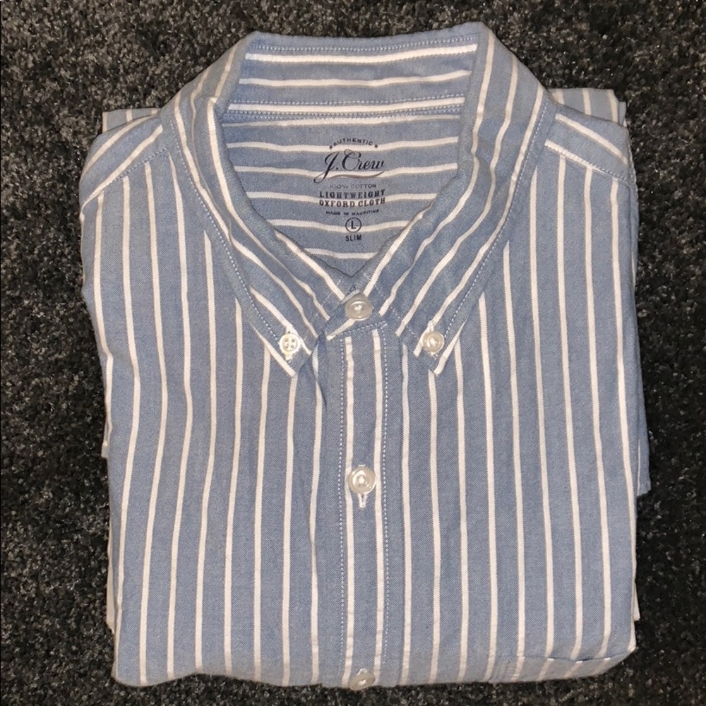 J. Crew Lightweight Oxford Button Down Shirt